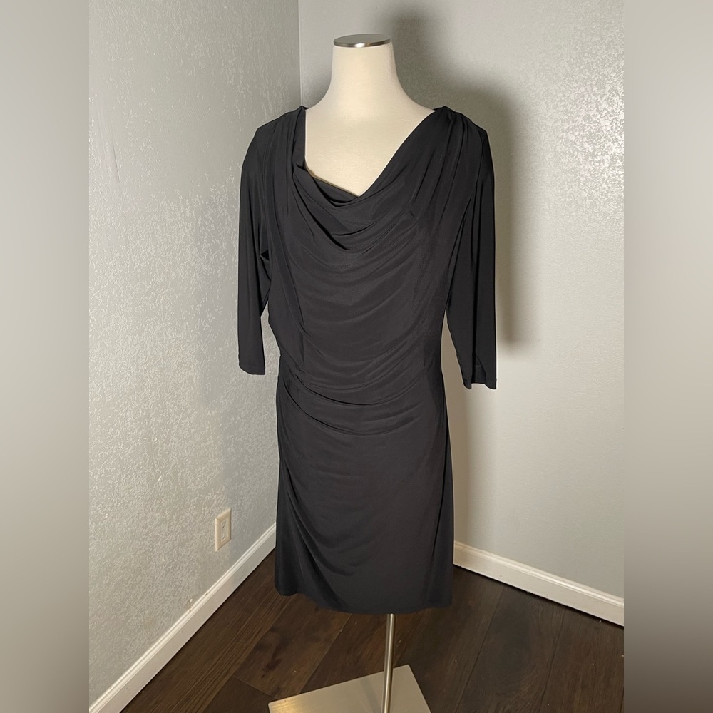 Ronni Nicole Black Long Sleeve Dress